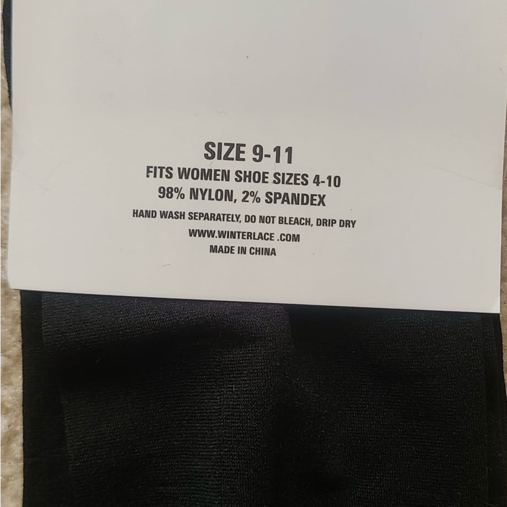 9 pair Women's Nylon Knee High Trouser Socks - Black, Brown & charcoal Gray - Picture 2 of 5